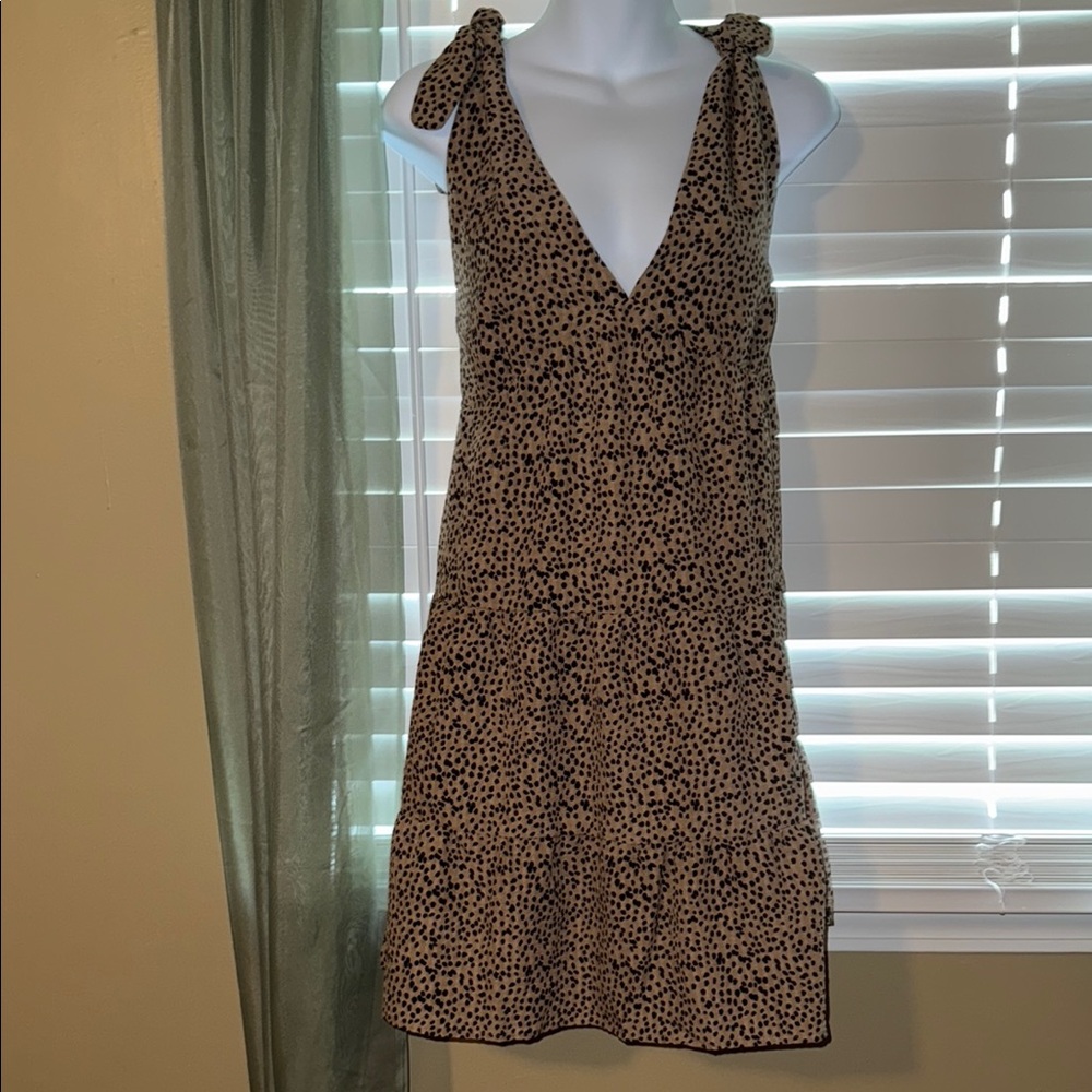 Leopard Print Midi Dress